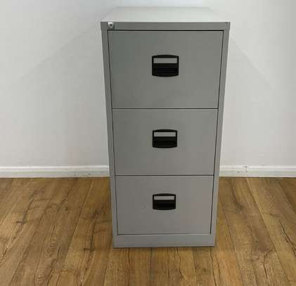 Office Cabinet:  Locking 3-Tier Books Office Cabinet image 6