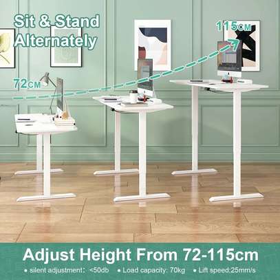 Office Desk: Electric Adjustable Desk, Sit-stand Workstation image 9