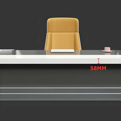 Office Desks: Executive L-shape Desk With 2 File Drawers image 5