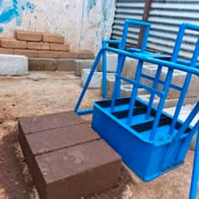 Manual Brick Press Machine Durable Metal Build image 3