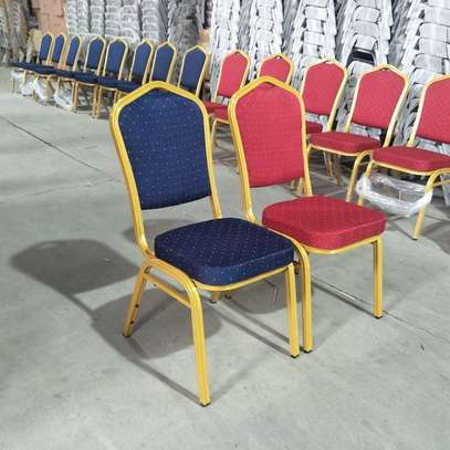 Conference Chairs;Blue Stackable Conference Chair In Kaplong image 6