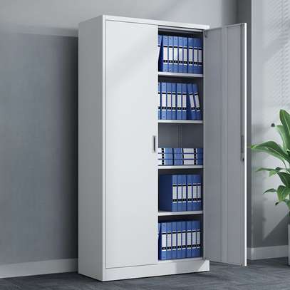 Office Vertical 2-Wide Metal Supplies Cabinet image 4