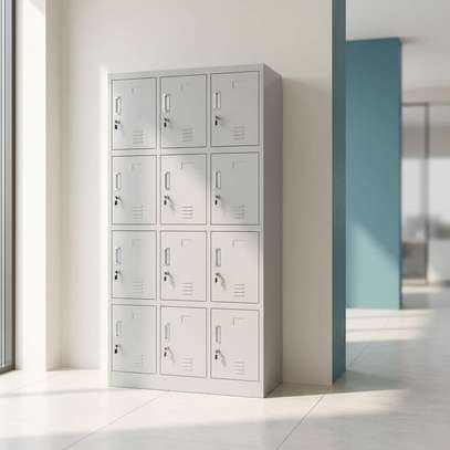 9 Locker Metallic Cabinet image 4