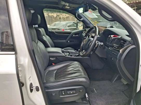 Lexus LX570 White 2019 Sport image 4