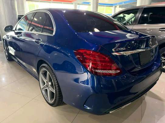 Mercedes Benz AMG C200 blue 2019 image 3