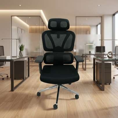 Lumbar Support Mesh Ergonomic Swivel Chair image 2