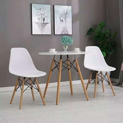 Multi-Colored Plastic Eames Chair image 4