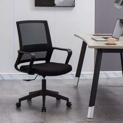 Office Chair: High Quality Medium Back Adjustable Work Seat image 2
