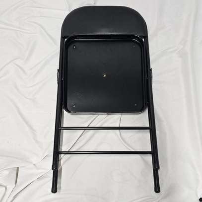 Metal Frame Leather Padded Foldable Visitors Office Chair image 6