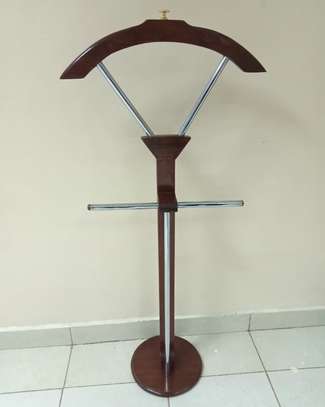 Coat Hanger; Mahogany Executive Office Coat Hanger image 7