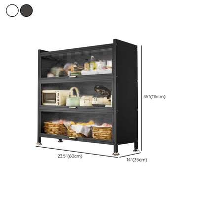 Storage Unit; Simplistic Microwave Storage Cabinet image 4