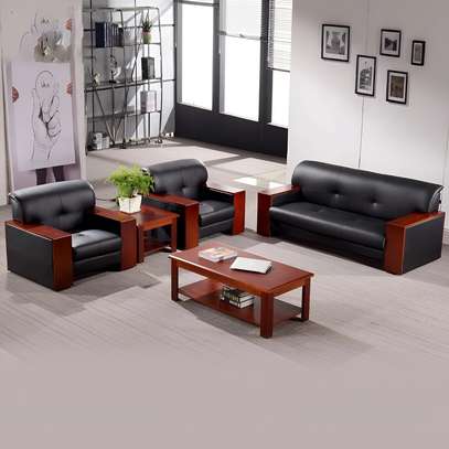 Modern 5-Seater Office Sofa Set image 8