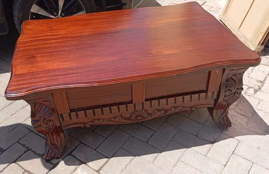 Coffee Tables : Rectangular Mahogany Coffee Table image 5