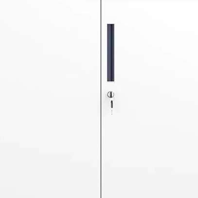 Storage Cabinets: Steel Modern Office Storage 2-Door Cabinet image 6