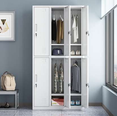 6 Locker Steel Storage Cabinet image 2