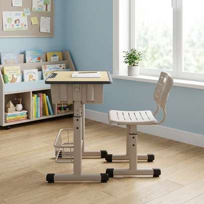 Adjustable Height Kid's Desk and Chair image 9