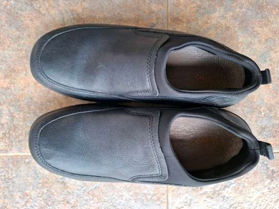 Men's Black Slip-On Work & Casual Shoes image 2
