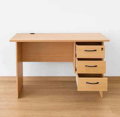 3 Drawer Lockable Home Office Desk image 2