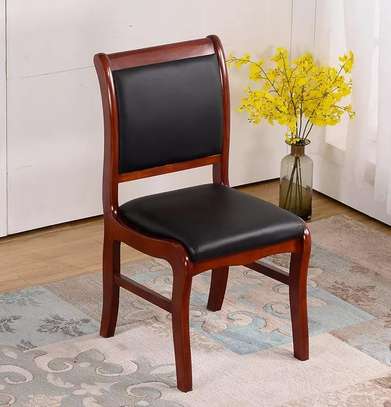 Wooden Frame Boardroom Office Chair image 2