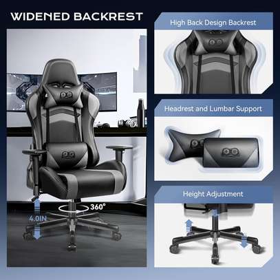 Gaming Chairs: Modern Reclining Orthopedic Gaming Chair image 4