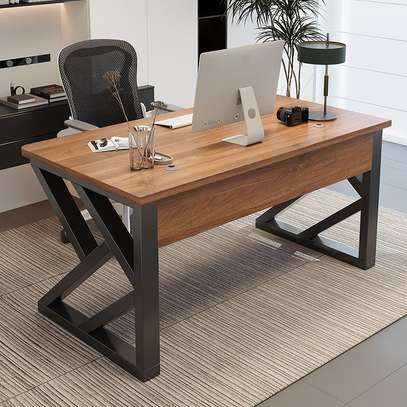 Standing Desks: Wood Top Modern Computer Table image 3
