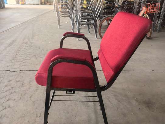 Stackable Red Banquet Chair image 3