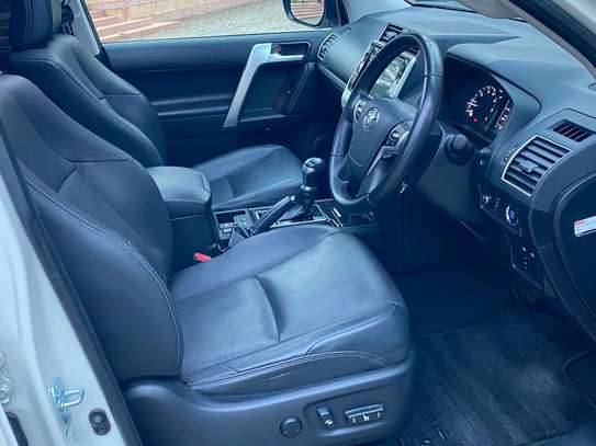 Toyota Land cruiser prodo TXL white color 2021 model. image 6