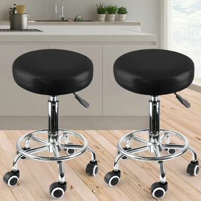 Barstool; Black Adjustable Barstool in Ogembo image 7