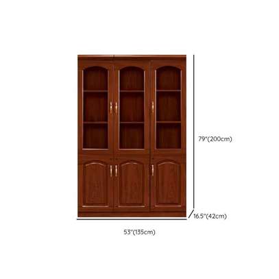 3 Door Mahogany Office Storage Cabinet image 7