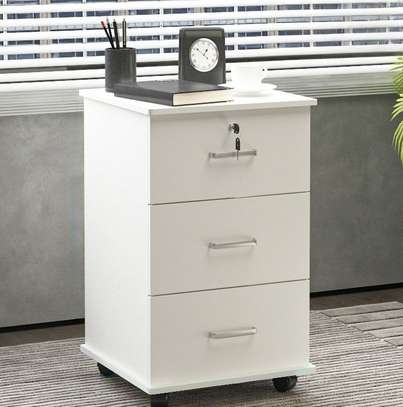 3-Drawer Office Pedestal Cabinet image 3