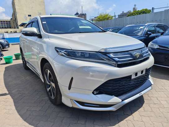 Toyota Harrier premium white 2018 image 2