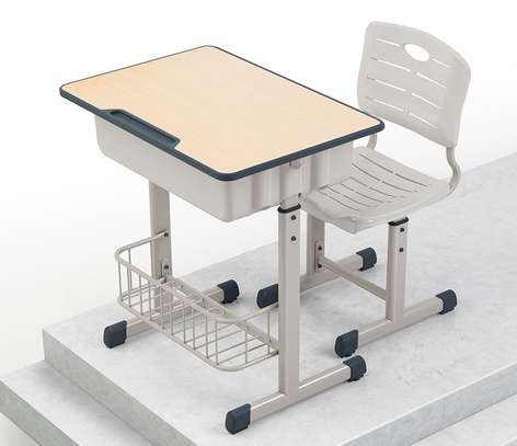 Kids Furniture; Adjustable Height Kids Desk and Chair image 5