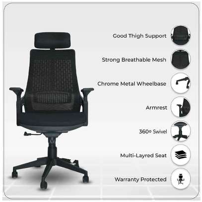 Office Chair:  High Back Mesh Office Chair image 7