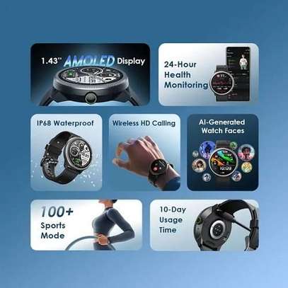oraimo Watch 5R 1.43'' Amoled IP68 Smart Watch image 5