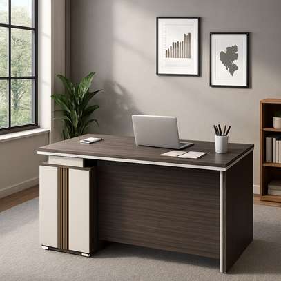 1.2 M Imported Dark Office Working Desk image 8