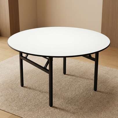 1.5M Foldable Round Office Table image 10