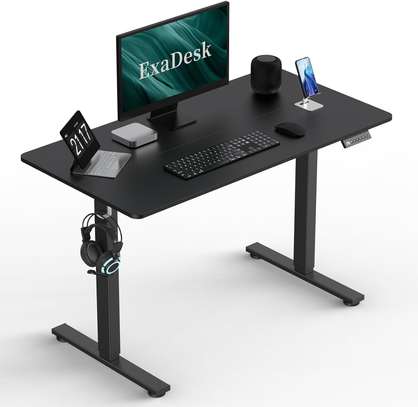 Standing electric height adjustable desk image 14