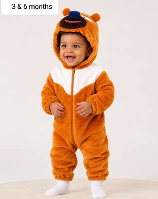 Warm fleece rompers image 3