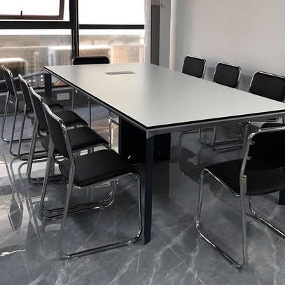 Chrome office guest/ salon chair image 7