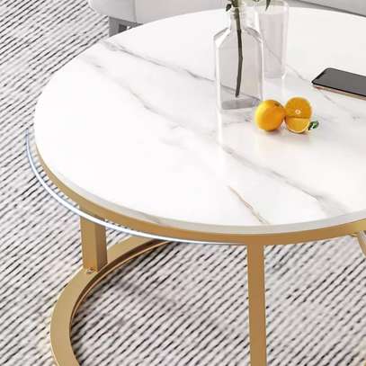 Coffee Tables: Marble Top Coffee Table For Living Room image 2