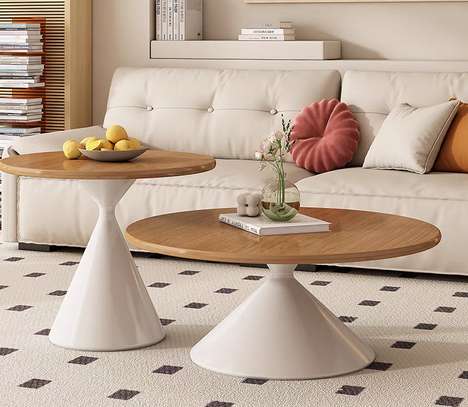 Office Table: Wood Top Coffee Table image 3