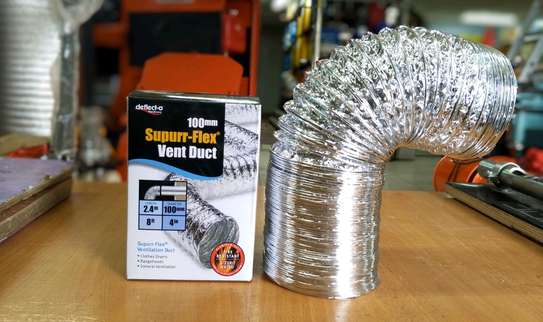 Supurr-Flex Aluminium Vent duct 100mm,2.4m image 3