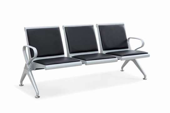 3-Link Heavy Gauge Padded Reception Bench image 5