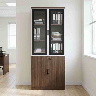 2-Door Mahogany Wooden Cabinet image 5