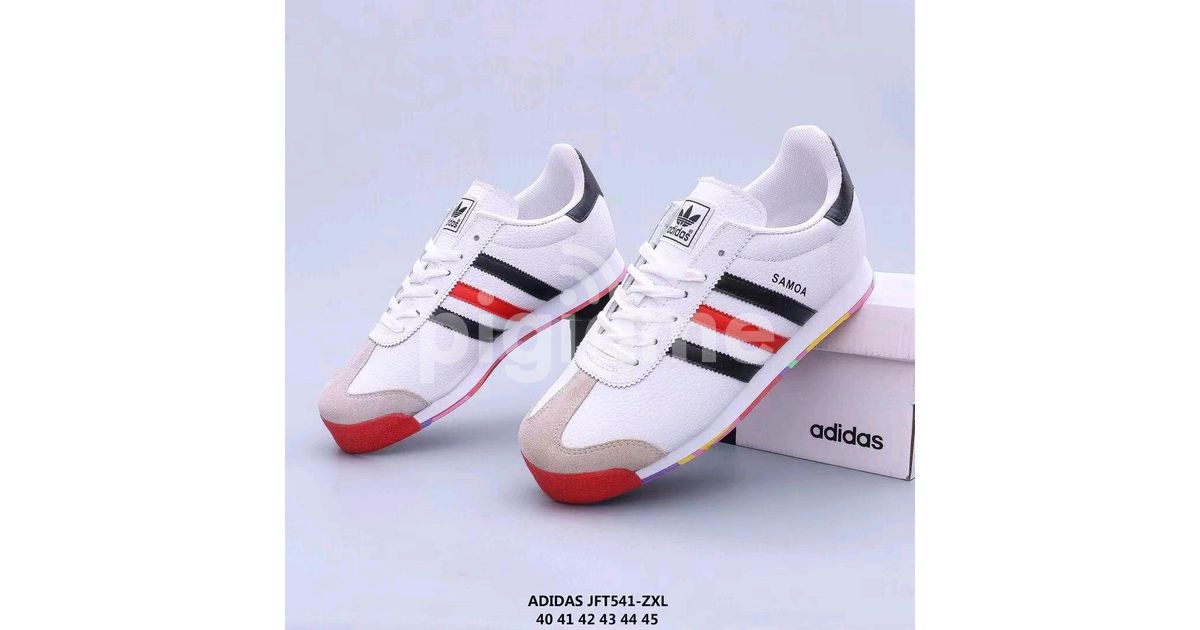 Adidas samoa leather clearance kids' casual shoes