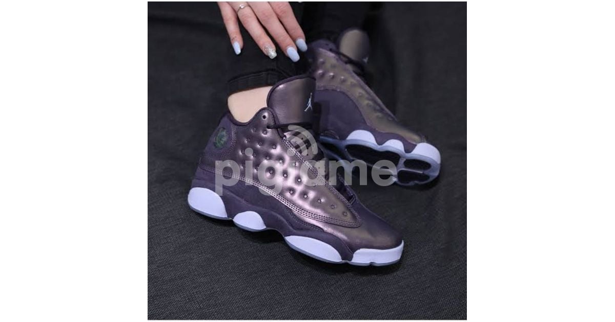 Air Jordan 13 Retro Gs Premium Dark Raisin Hydrogen Blue in