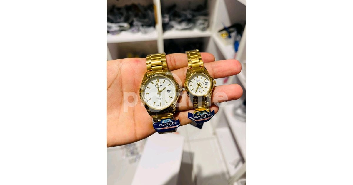 Casio couple watch on sale lazada