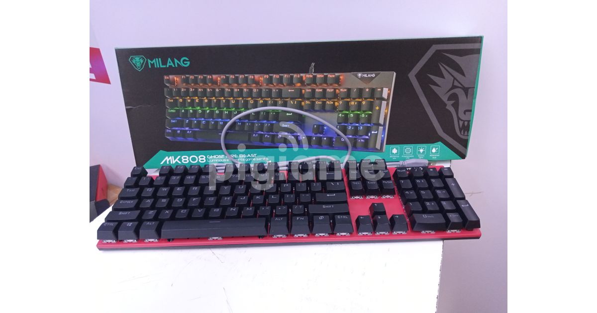 Milang Mk808 Wired Mechanical Keyboard in Nairobi CBD, Moi Avenue PigiaMe
