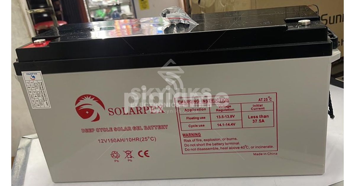 Solar Battery Solarpex 12V150Ah in Nairobi CBD, Luthuli Avenue PigiaMe