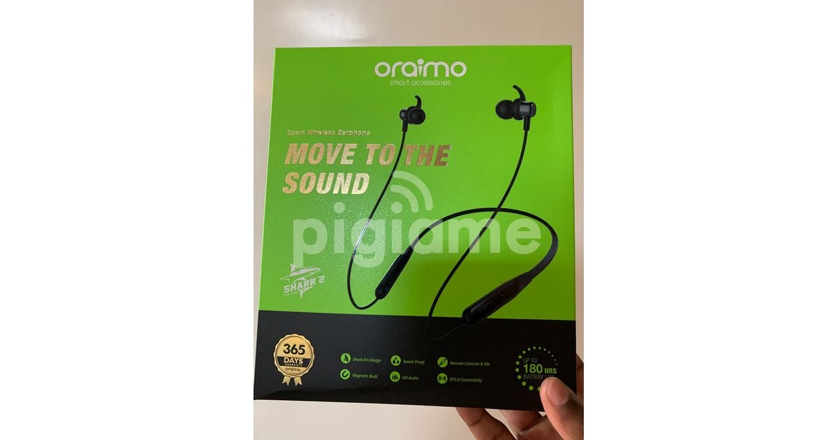 Oraimo Shark 2 Sport Wireless Earphones –